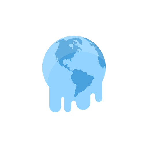 Earch pollution free icon vector