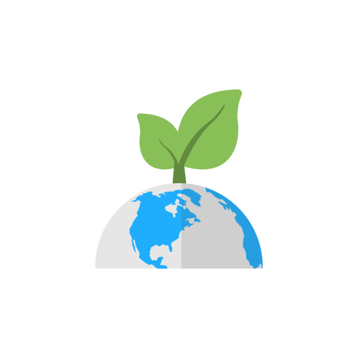 Eco earth free icon vector