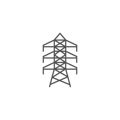 Electric power tower free icon vector