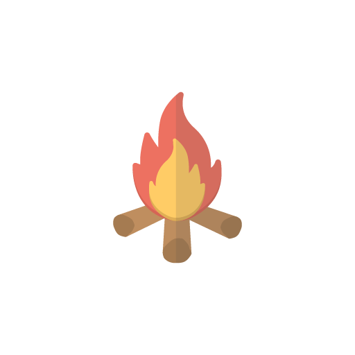 Fire free icon vector