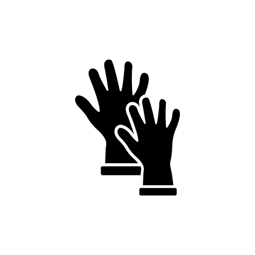 Gloves vector icon