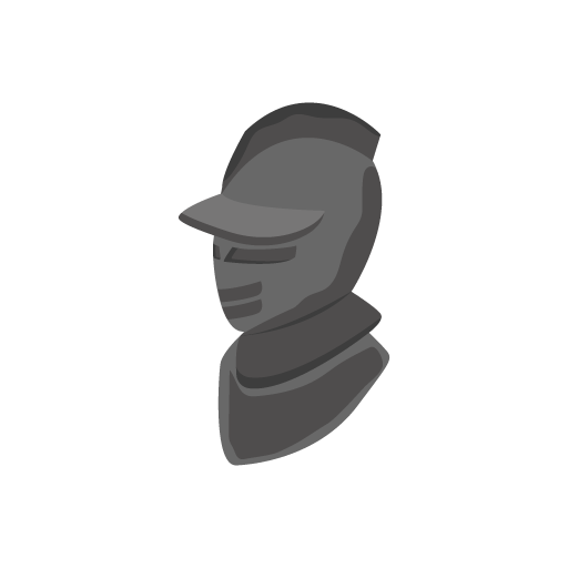 Knight helmet vector image