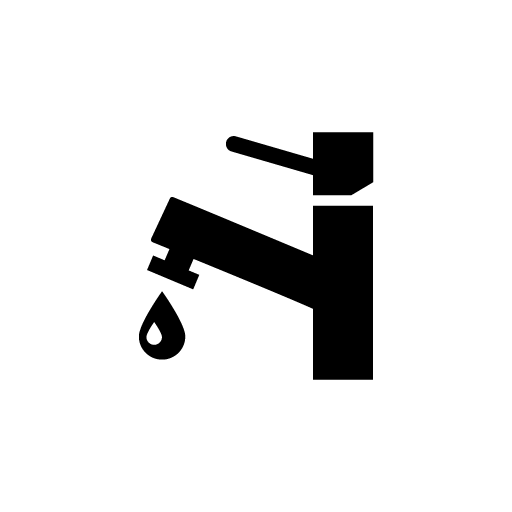 Modern hand wash tap vector icon