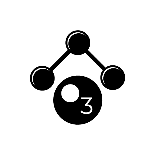 Molecules icon vector image