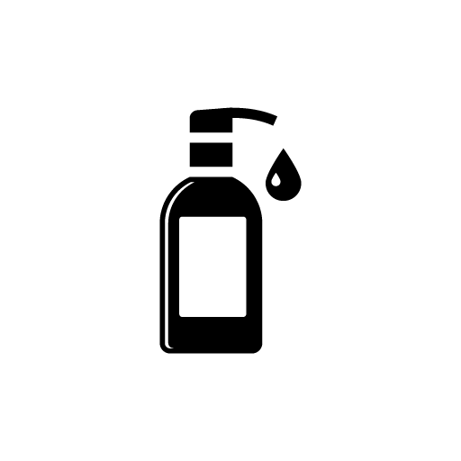 Shampoo glyph icon vector