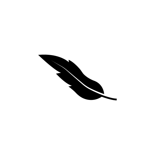 Single leaf icon vector