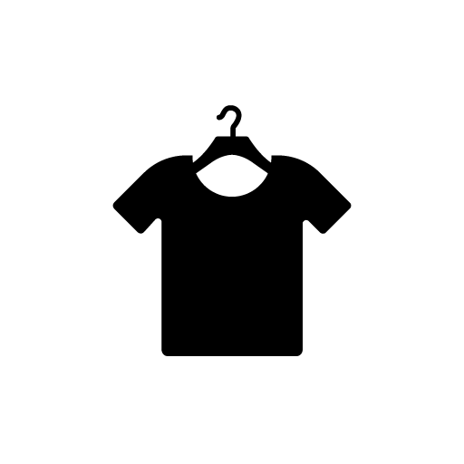 T shirt glyph icon