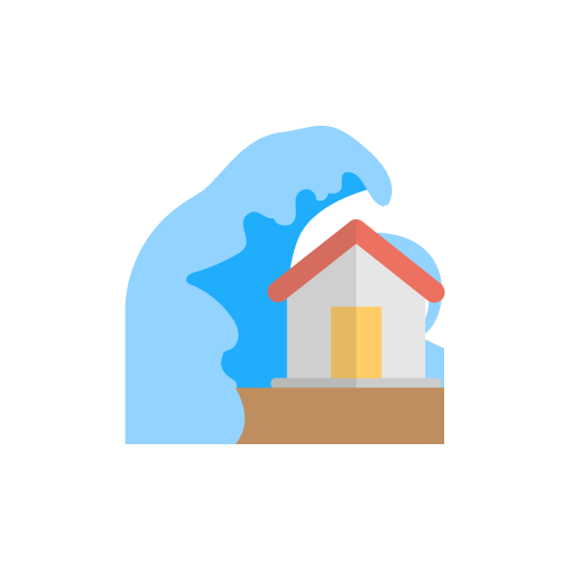 Tsunami free icon vector