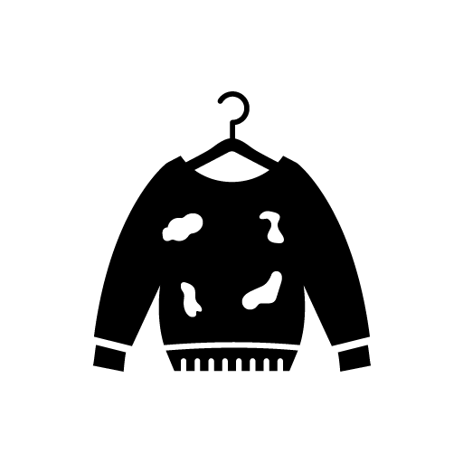 Ugly sweater icon vector