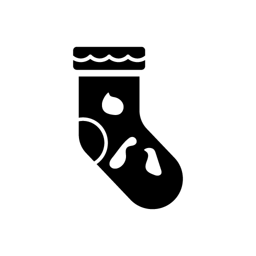 Waching socks icon vector