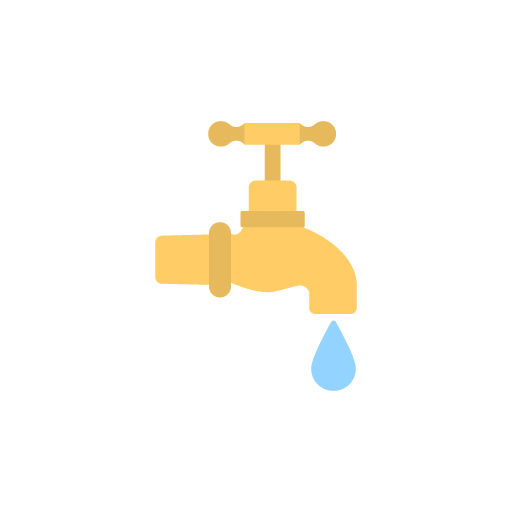 Water tap free icon vector