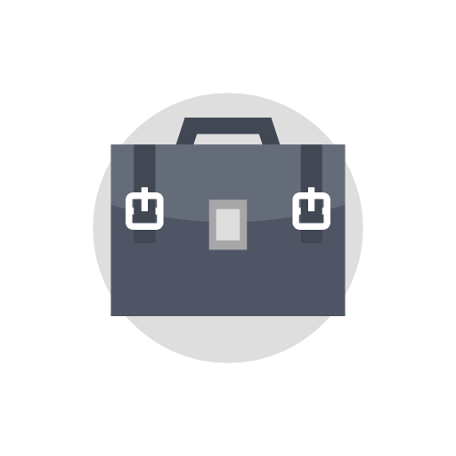 Business bag free color icon image