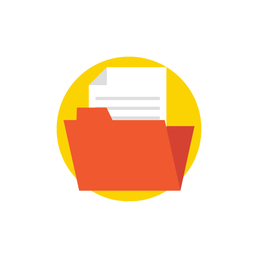Folder documents free color icon image