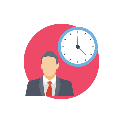Office timing free color icon image