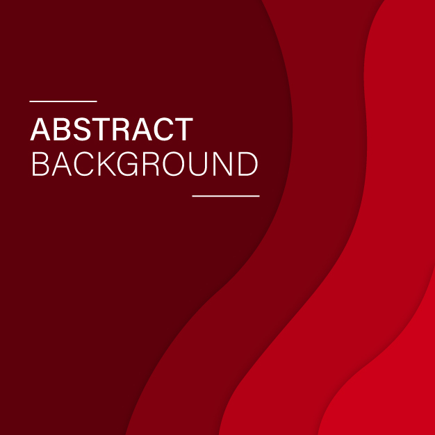 abstract background with red wavy layers