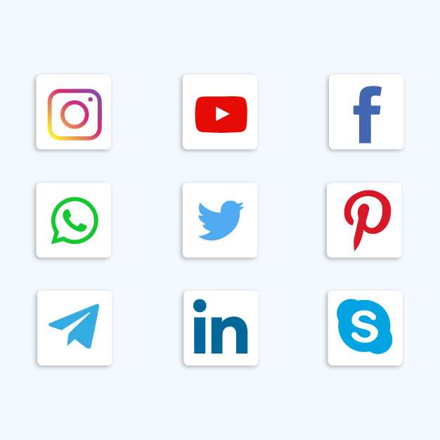 Free social media icon logo collection
