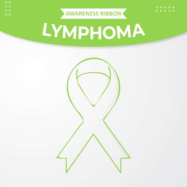 lymphoma awareness ribbon free vector