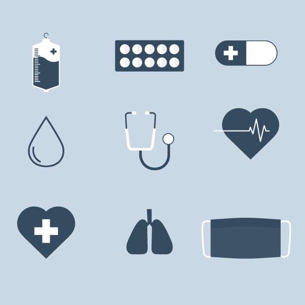 Medical icons collection download