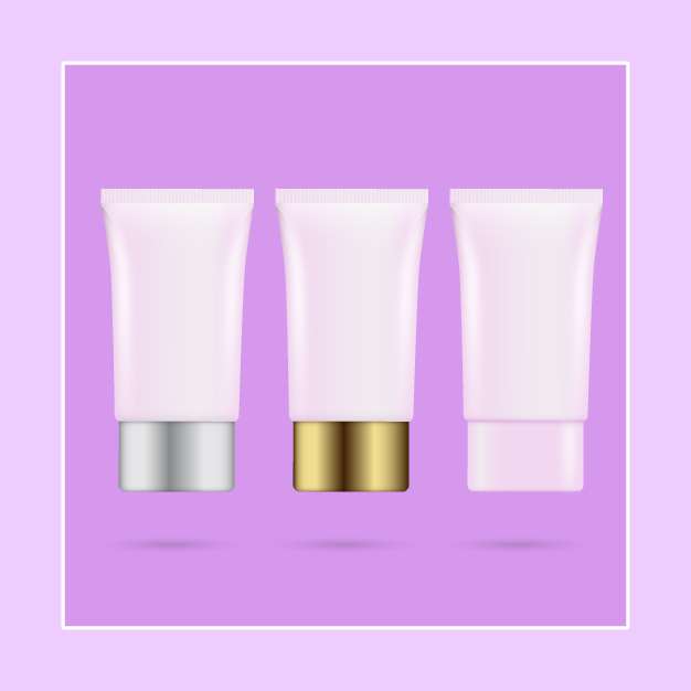 Realistic beauty product cream vector free download