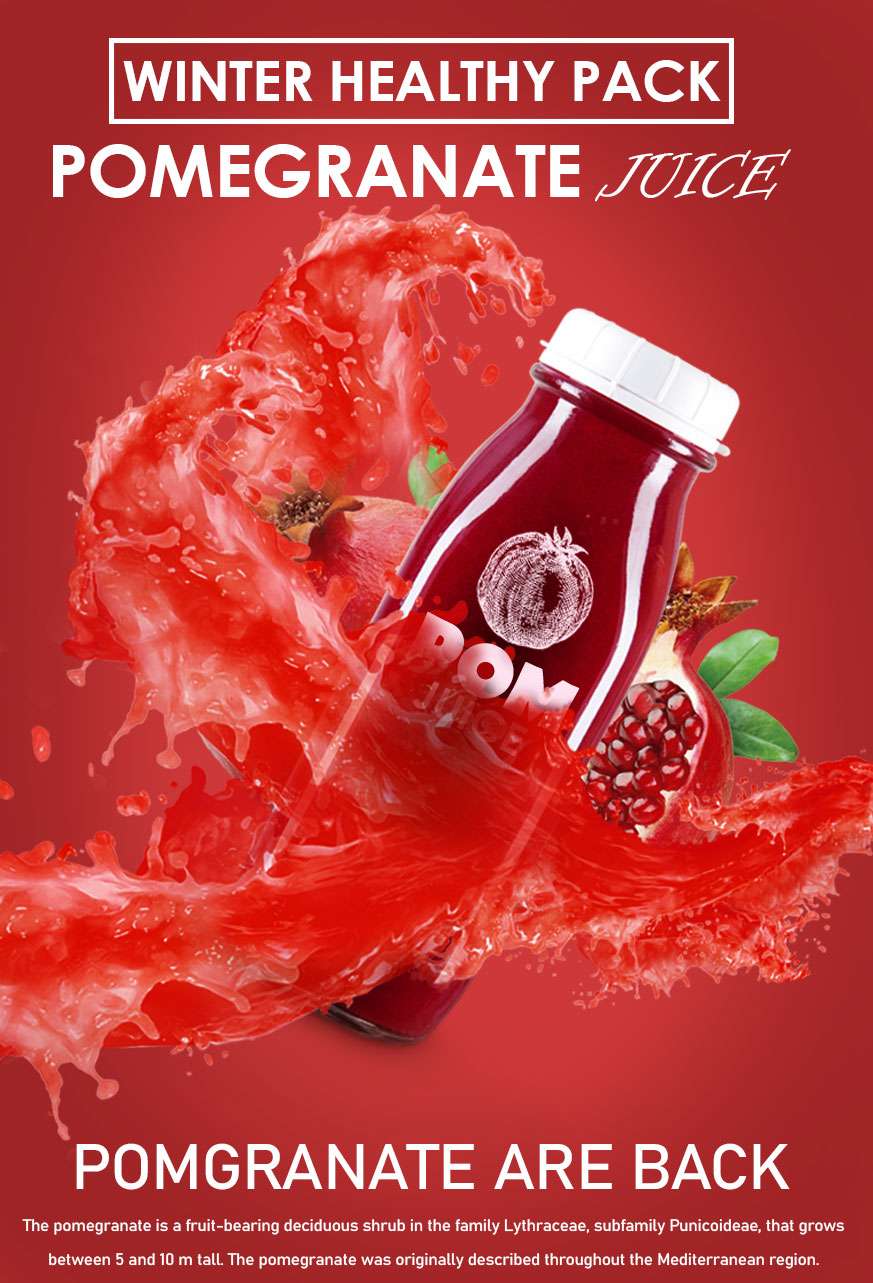 Pomegranate Juice Social media post design download