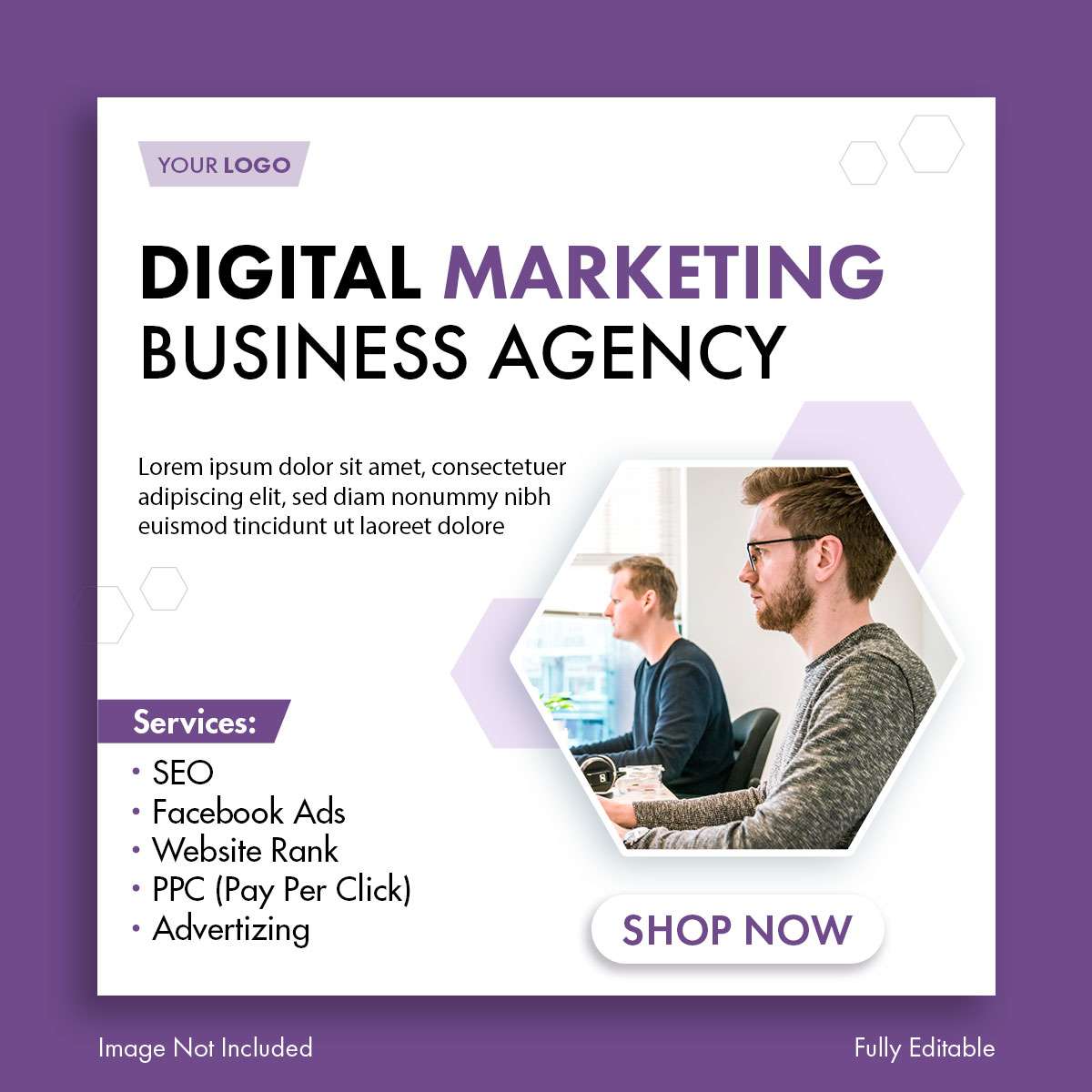 Digital marketing business social media post free idea
