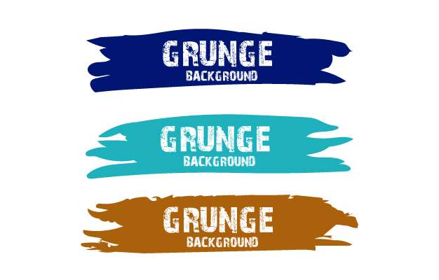 Grungy brush background free vector