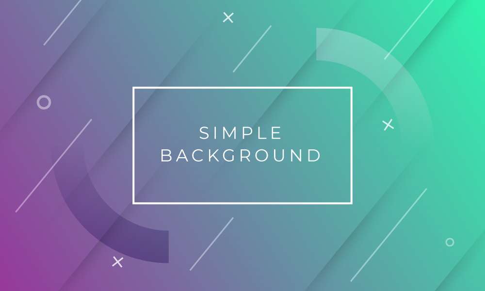 Simple hexagon shape gradient abstract background