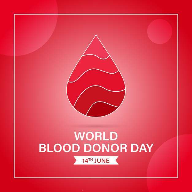 World blood donor day 14 june abstract background