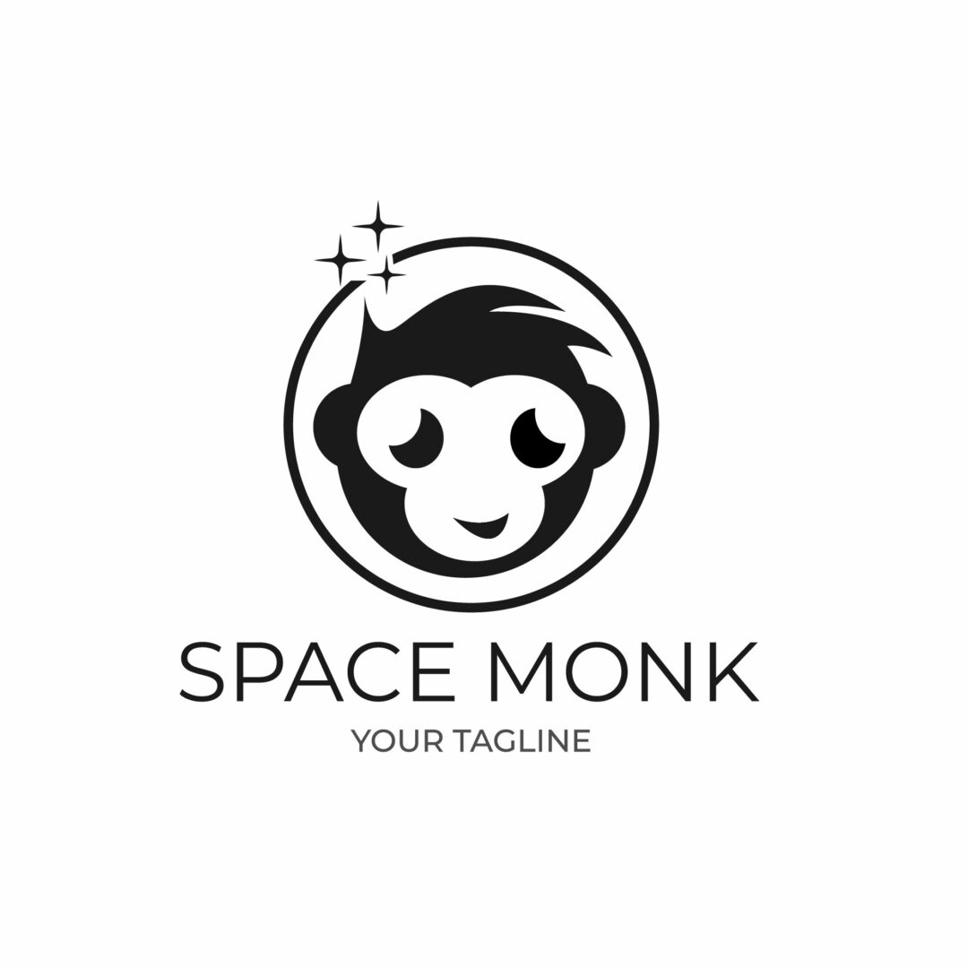 Space monkey logo designs