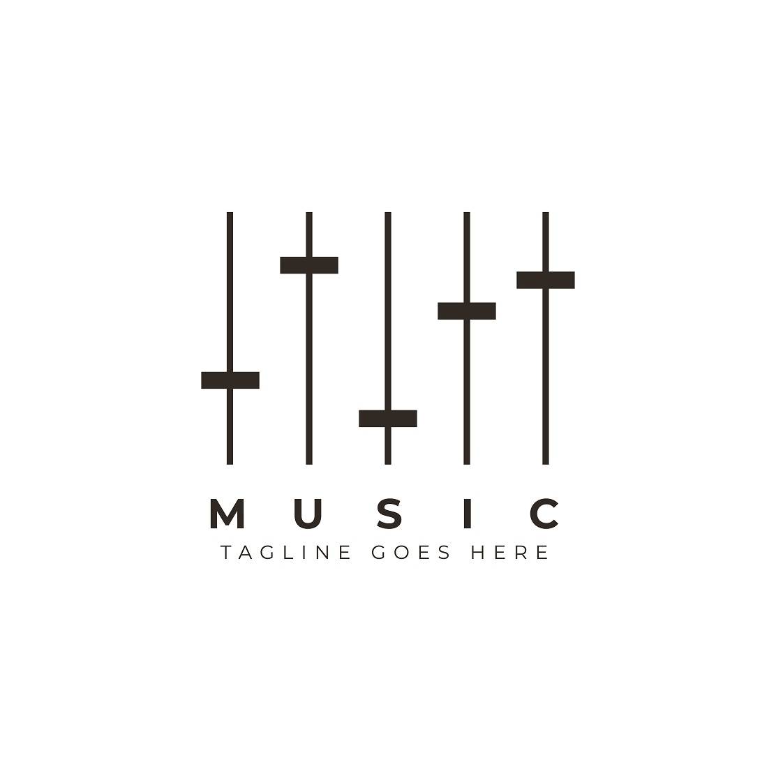 Music tune setting logo